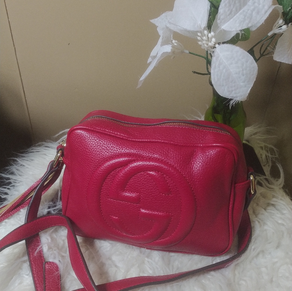Elegant Red Crossbody Bag